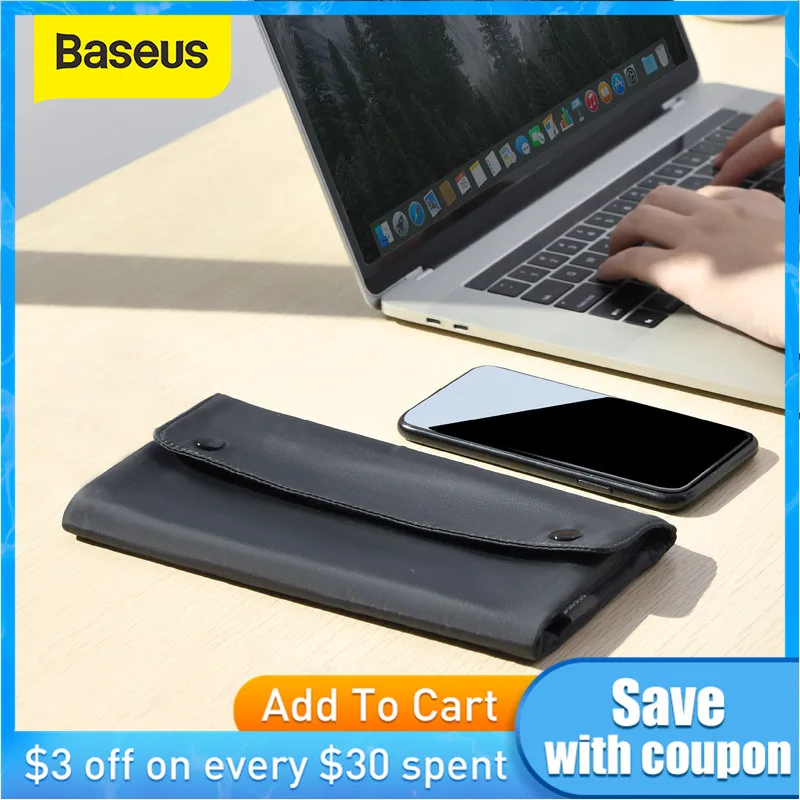 Чехол Baseus складной для ноутбука MacBook Air Pro водонепроницаемый чехол 16