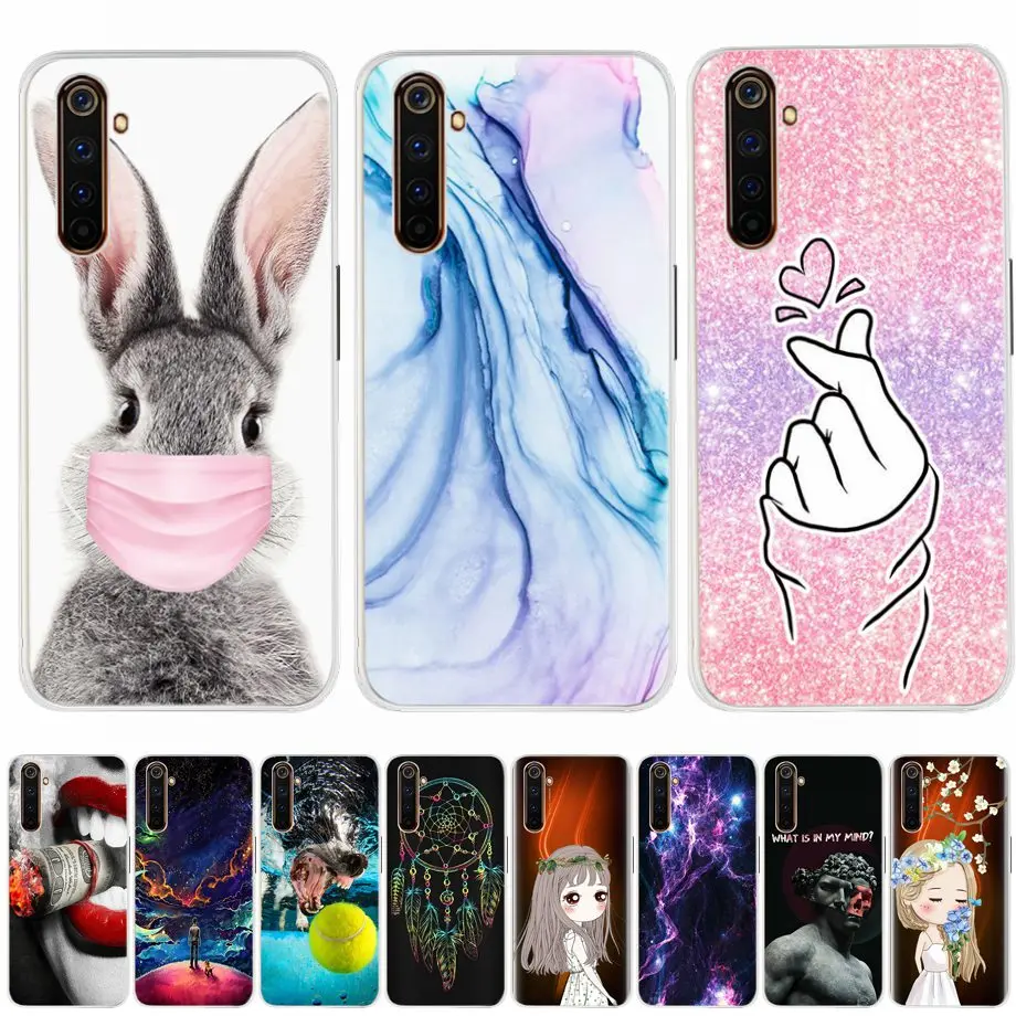 Мягкий силиконовый чехол для OPPO Realme 6 Pro Realme6 6i 6S телефона s | Мобильные телефоны и