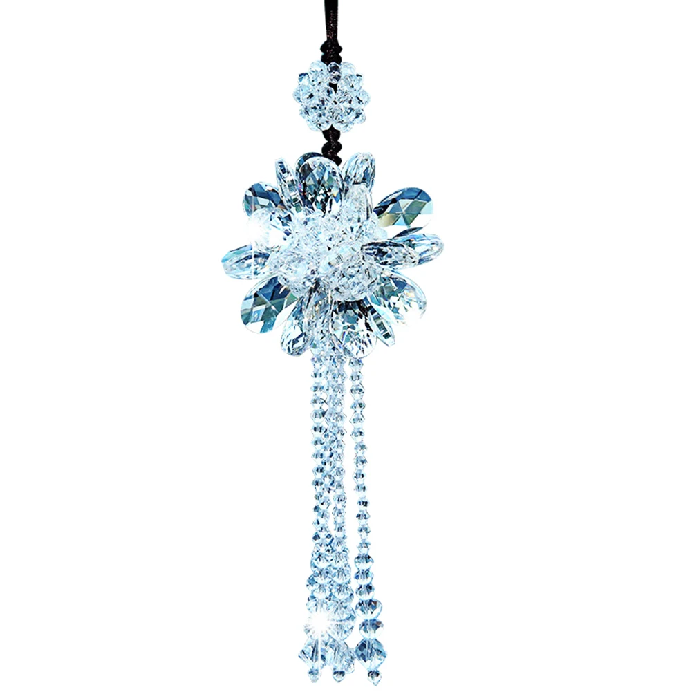 Стильные бусины в форме цветка подвеска для украшения салона автомобиля