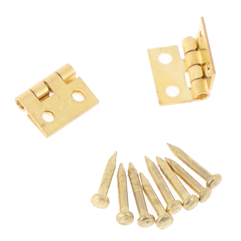 

New Mini Dollhouse Doll House Model Accessories Small Hinge Small Screw 2pcs/set