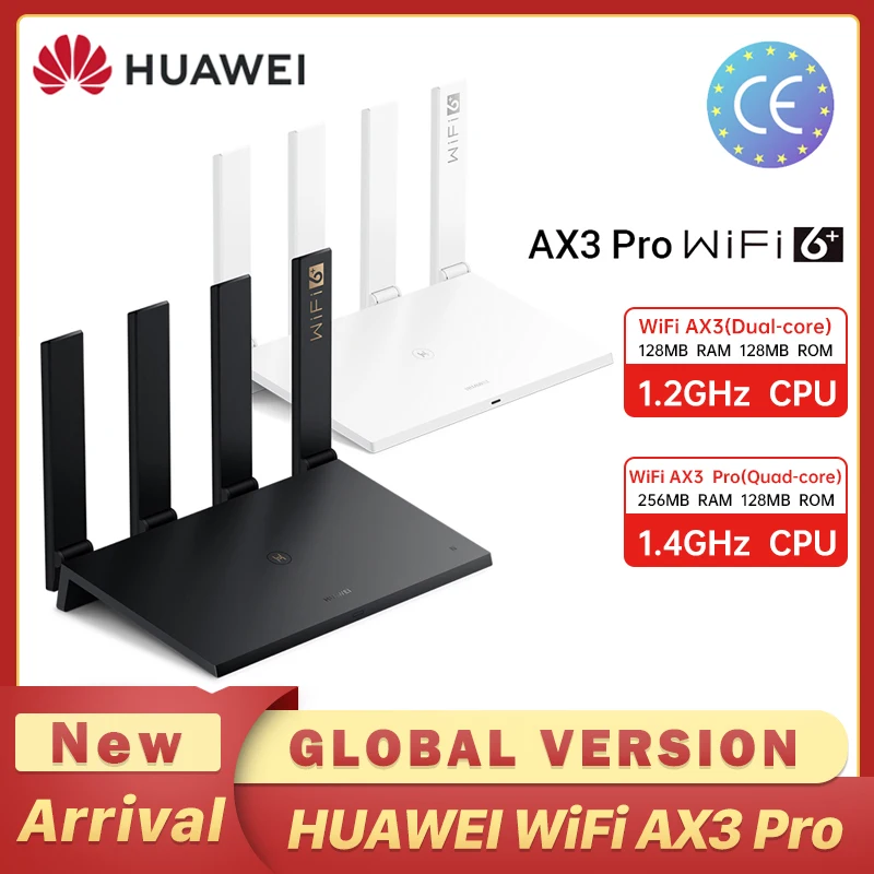 Маршрутизатор HUAWEI AX3 Pro/AX3 фрезерный четырехъядерный/двухъядерный Wi-Fi 6 + роутер 3000