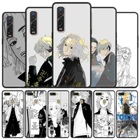 anime tokyo revengers case for oppo a53 a52 a55 a9 2020 a93 a94 a95 a74 soft cover find x2 lite reno3 4 pro 5g ace phone coque