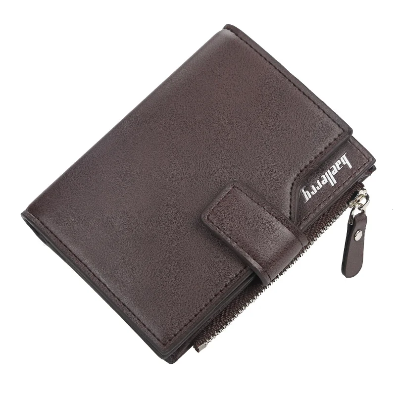 Бумажник для мужчин baellerry многоцелевой кошелек три раза несколько слотов