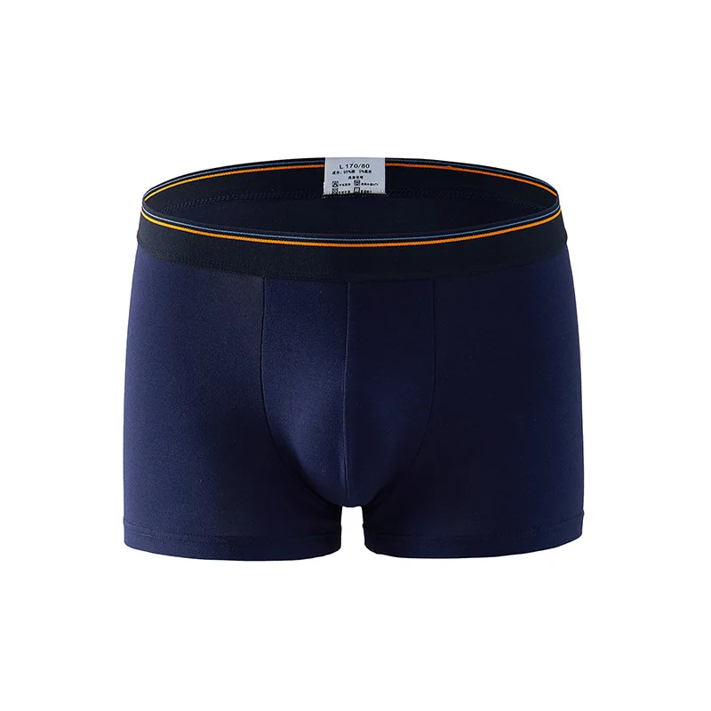 

Tide Brand Cotton Men's Underwear Solid Color Boxer Sexy Breathable Fashion Comfortable Summer Large Size Boxer Shorts Boxer