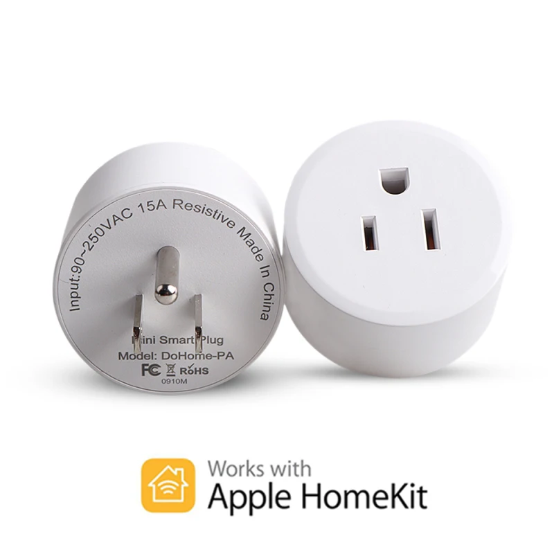 

Wifi Smart Plug US 10A Power Socket Timing Function Socket Adapter Voice Control Dohome App Work With Alexa Google Assisitant