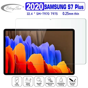 for samsung galaxy tab s7 plus 12 4 tablet screen protector tempered glass for tab s7 sm t970 sm t975 sm t976 protective film free global shipping