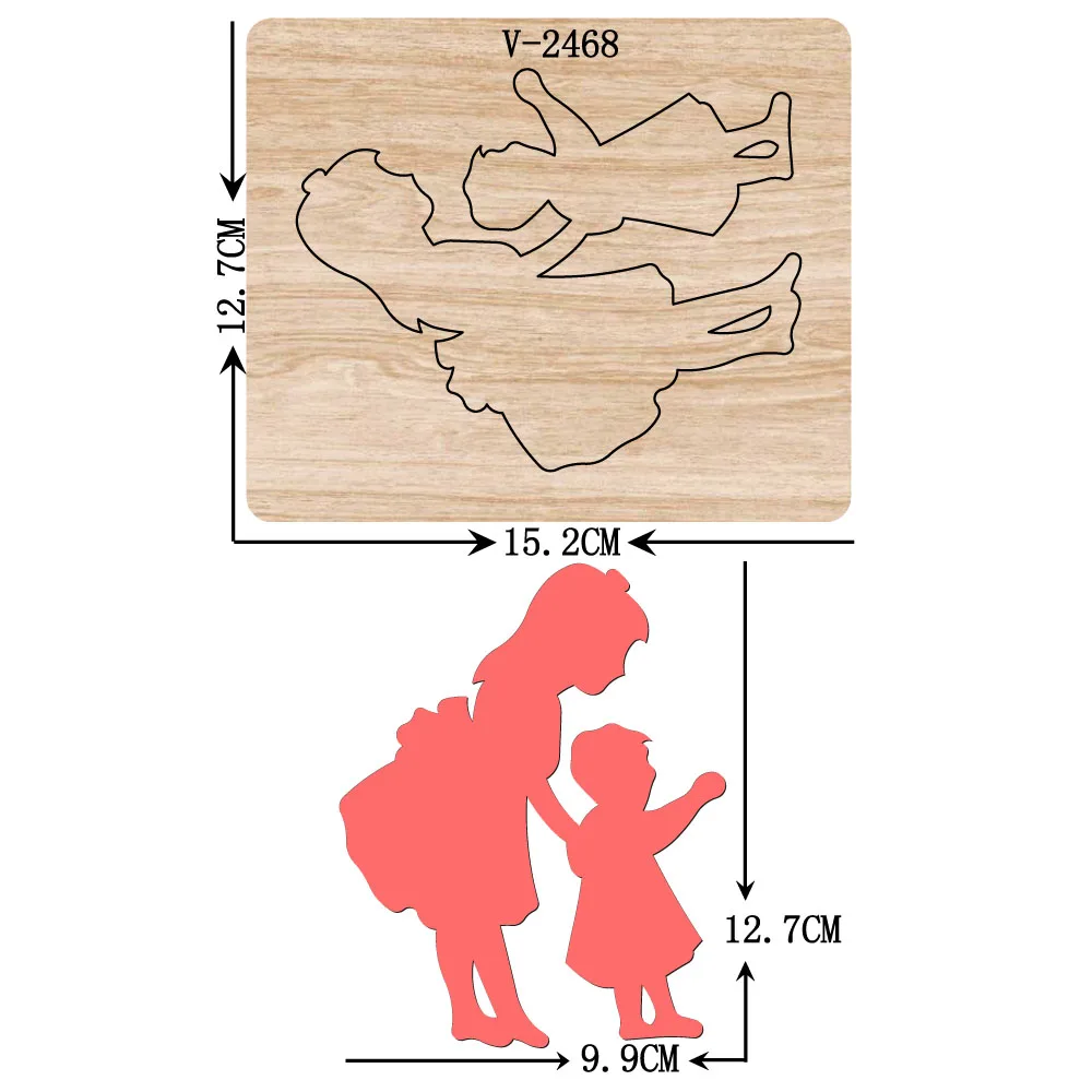 

New wooden dies cutting dies for scrapbooking Multiple sizes V-2468