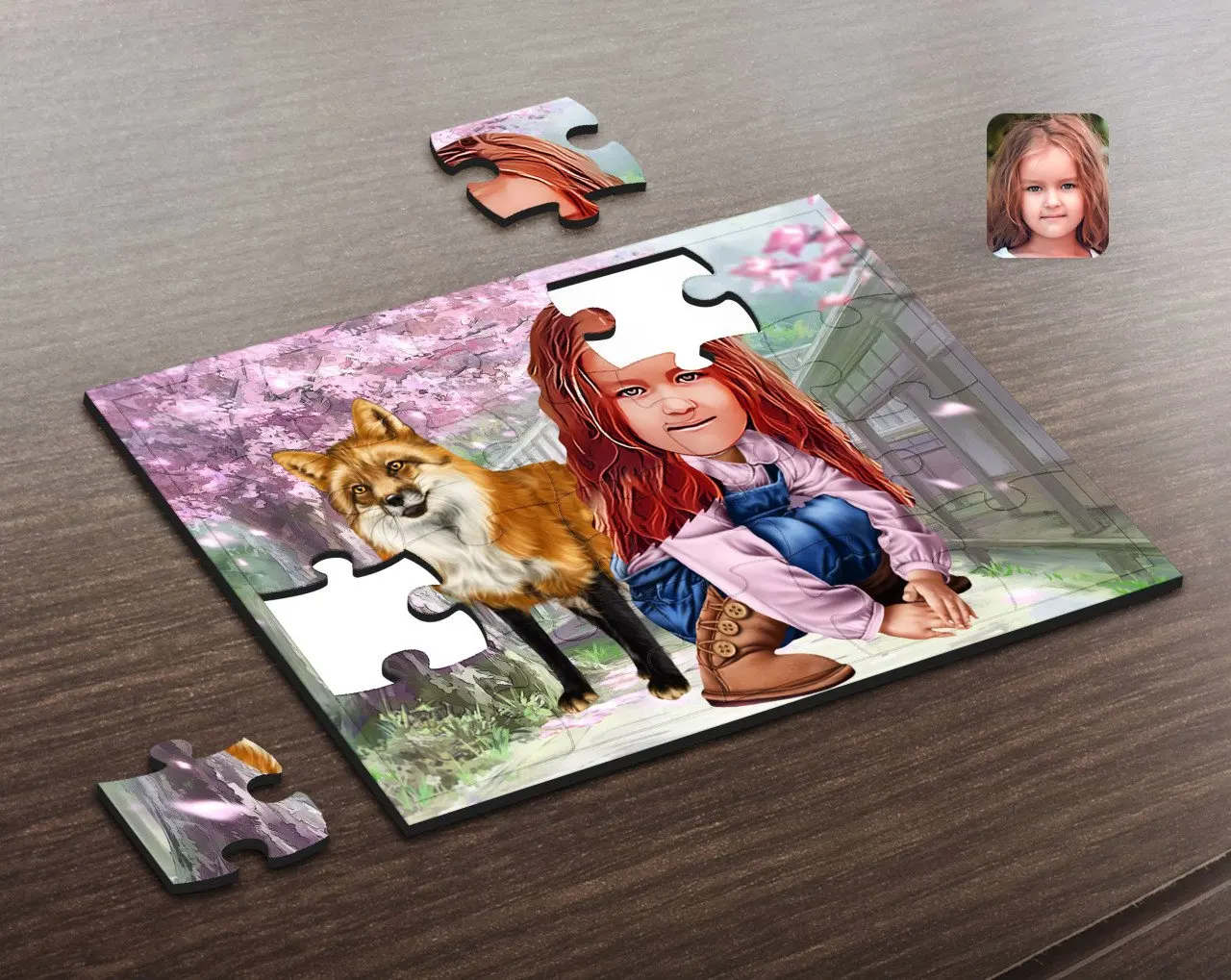 

Personalized Female Child Caricature Of Wooden Puzzle-9 Decoration Girlfriends Gift Moment Happy Design Modern Quality reliable in-Game intelligence