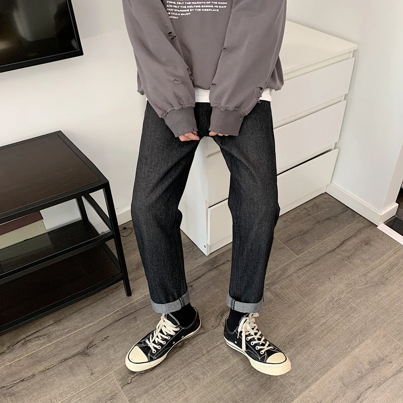 2021 Новые весенние и летние хит продаж мужские модные повседневные джинсовые