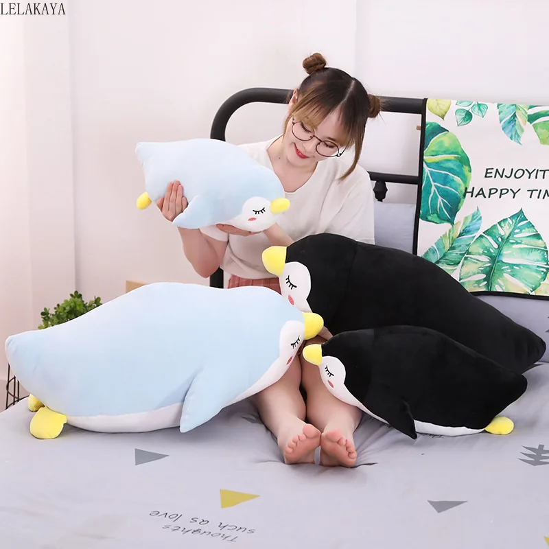 

50/70CM Plush Children's Toys Stuffed Cute Sea Animal Large Tummy Penguin Soft Pillow PP Cotton Boys Girls Cushion Birthday Gift