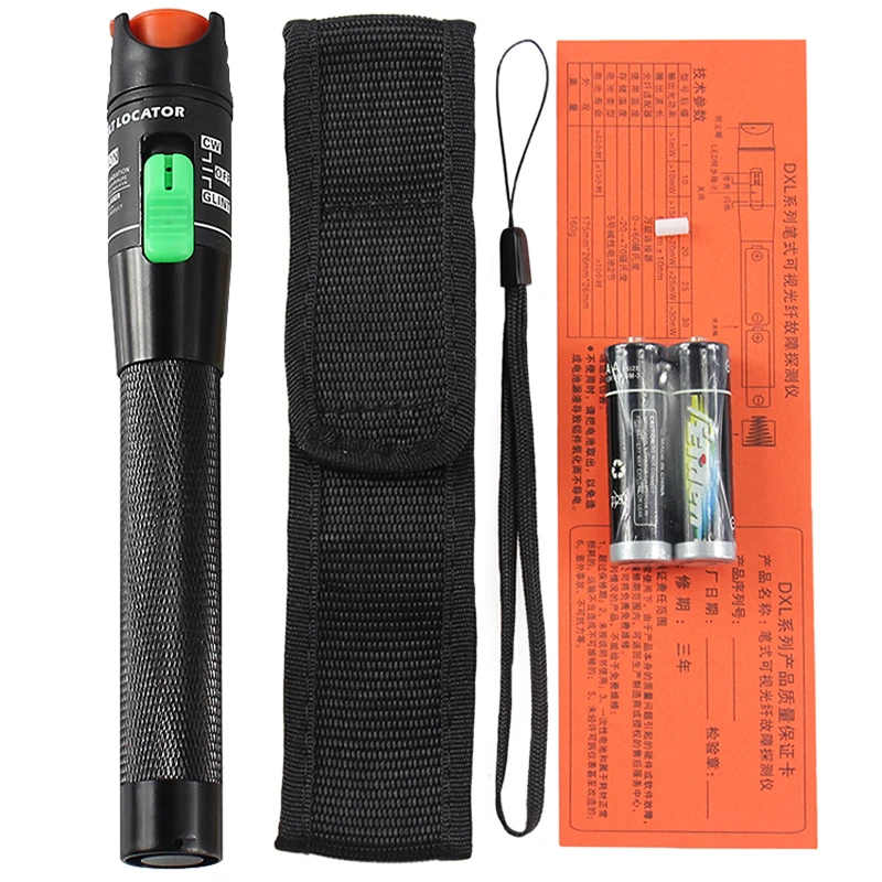 

30mw Visual Fault Locator VFL optical fiber laser visual fault locator with Laser Source Fiber Optic Cable Tester
