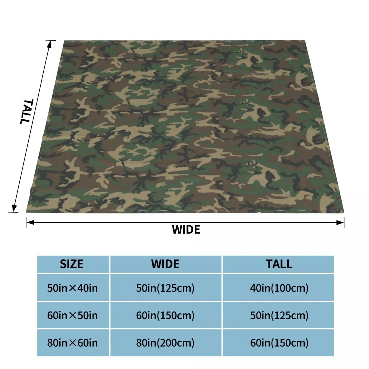 Army Camouflage Camo Blankets Velvet Autumn/Winter Military Popular Super Soft Throw For Home Outdoor Bedspreads | Дом и сад