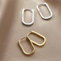 geometric women cuff earrings vintage small minimalist round cut piercing ear rings charm jewelry korean accessories wholesale