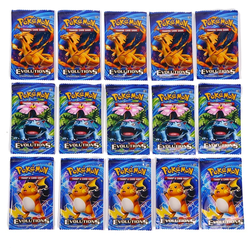 324pcsbox pokemon cards tcg swordshield sun moon evolutions english trading card game booster box collectible kid toys gift free global shipping