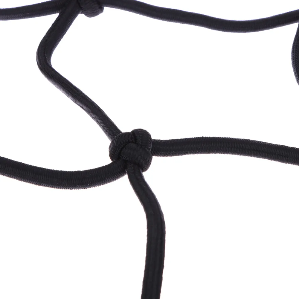 

Motorcycle Luggage Net Bike 6 Hooks Hold down Fuel Tank Luggage Mesh Web Bungee Black Motorcycle Bike Tank Car styling M/L