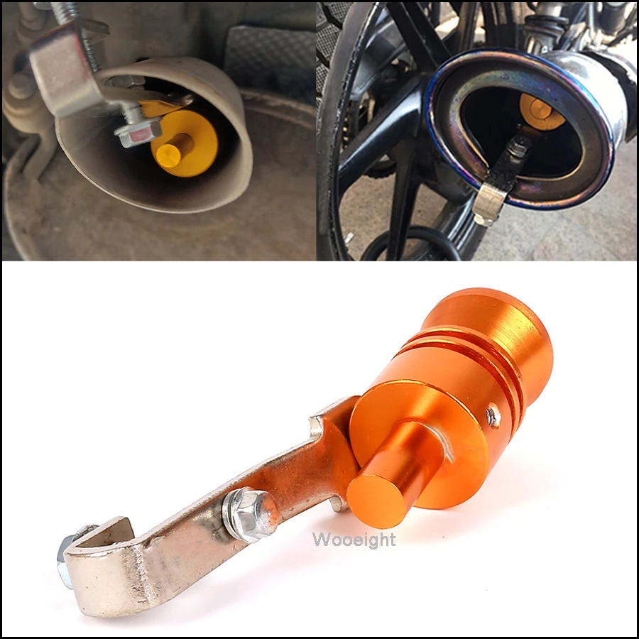 Алюминиевый автомобильный глушитель Wooeight L универсальный выхлопной трубы для