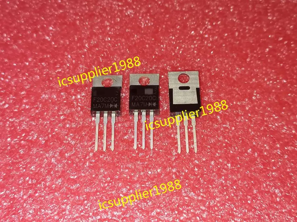 Rectificador de recuperaci&oacute;n r&aacute;pida TO-220 20A 200V, 10 unids/lote F20C20A F20C20C, Env&iacute;o Gratis-1
