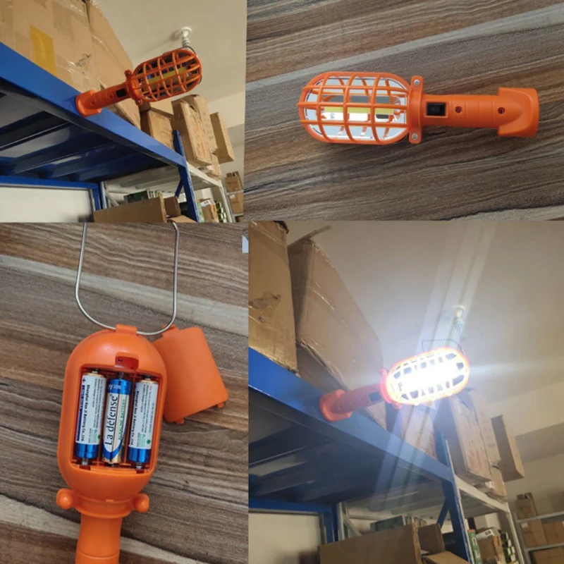 

Outdoor Camping Light Grid Type Frosted ABS COB Light Bar AA Battery Powered Portable High Quality Night Working Lamp