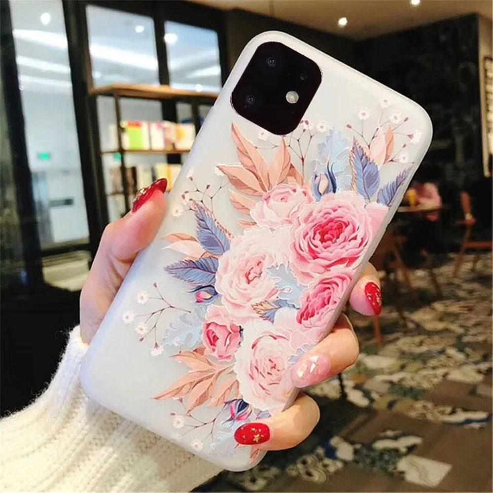 Чехол для Samsung Galaxy A50 A50S A30S мягкий роскошный цветочный чехол с милым сердцем A30 A20 A10