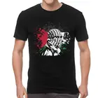 Футболки Free Палестина, мужские модные футболки, футболка с коротким рукавом, с изображением карты Палестины, Арабская футболка, хлопковая футболка, топ, одежда