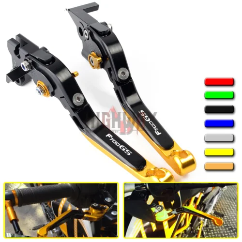 

Motorcycle CNC Accessories Adjustable Folding Extendable Brake Clutch Levers for BMW F700GS F 700GS 2013-2018