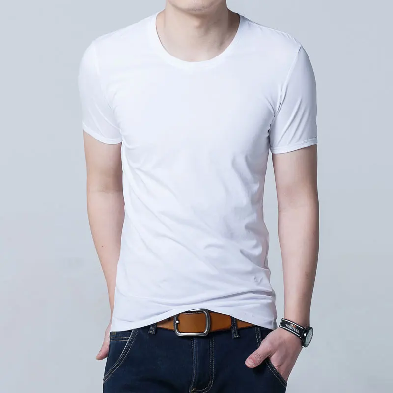 2021 MRMT Мужская хлопковая футболка с коротким рукавом модная V-образным вырезом