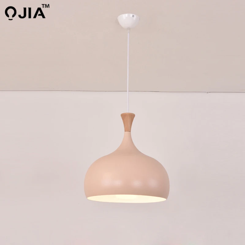 Подвесной светильник простой дизайн для столовой кухни синий розовый зеленый