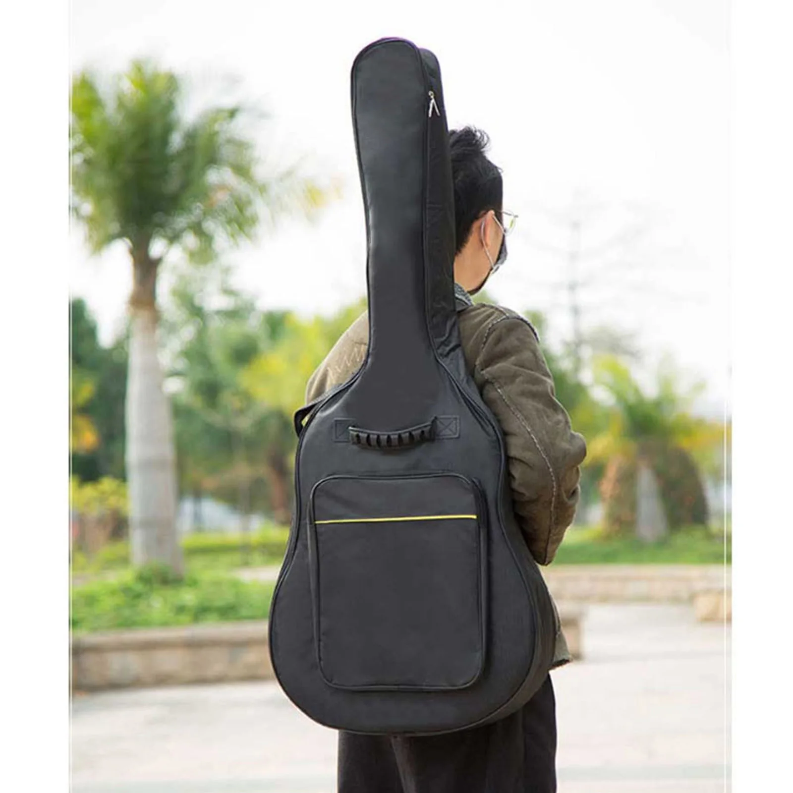 

41'' Inch Electric Guitar Carry Bag Case Oxford Cloth Shoulder Bags Backpack