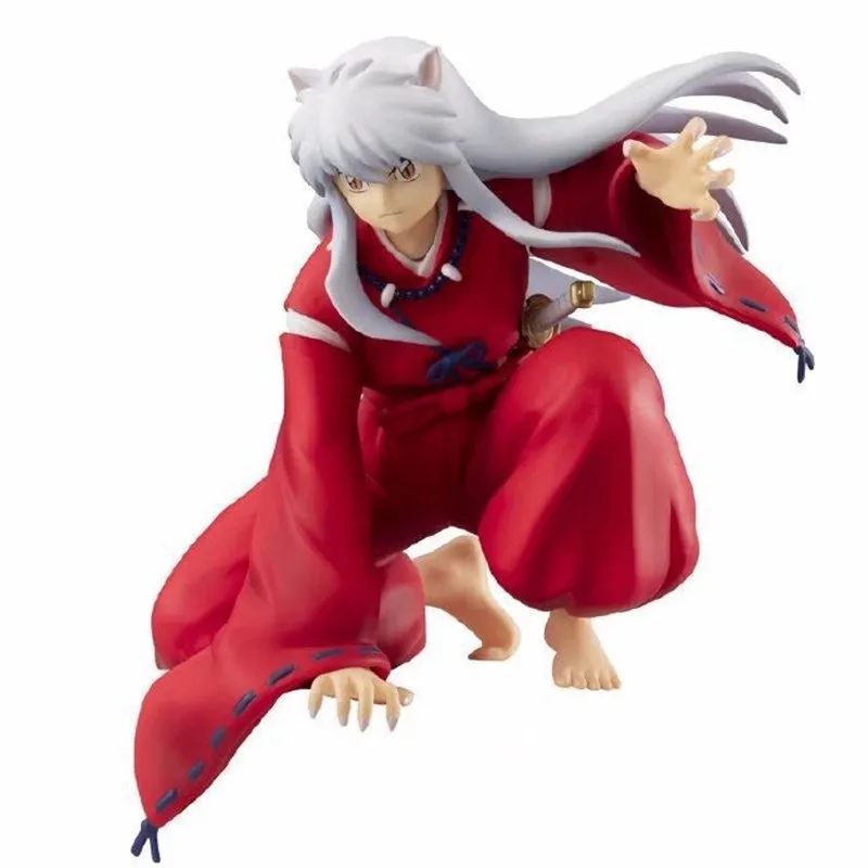 

9 см аниме фигурки Inuyasha, игрушки, японские ПВХ фигурки героев, статуэтка Inuyasha, Коллекционная модель, статуэтка