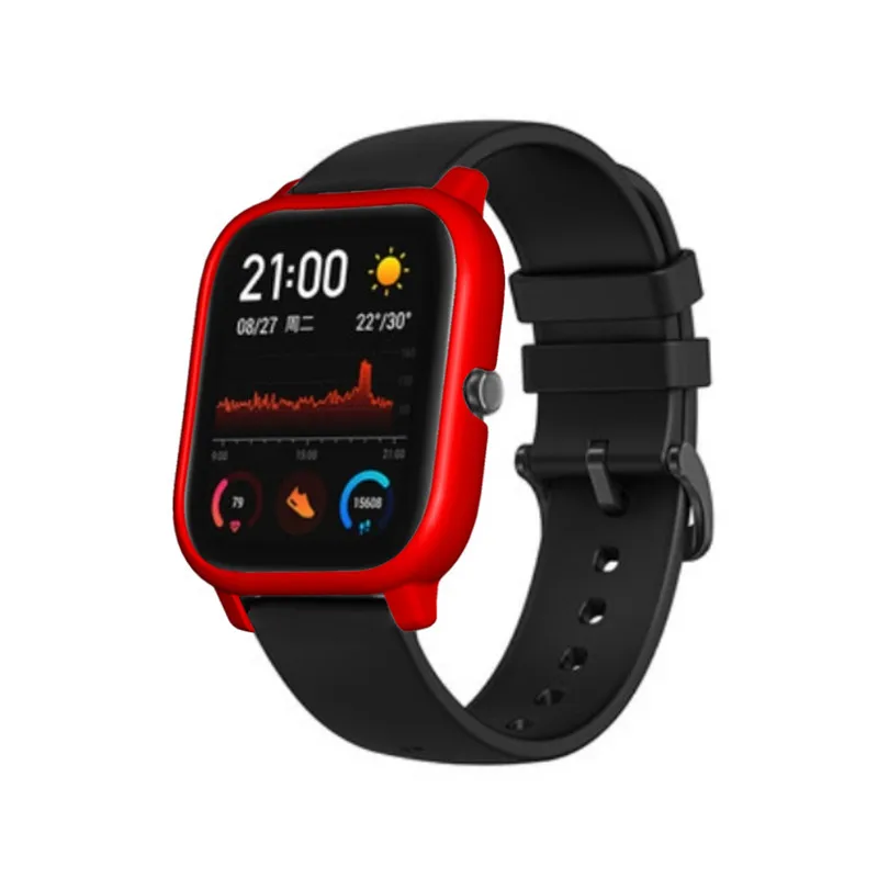 7в1 умные часы аксессуары для Huami Amazfit GTS ремешок силиконовый Смарт Браслет полосы для Amazfit gts чехлы Защита экрана