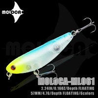 fish tackle pencil fishing lure weights4 7g pesca saltwater floating wobblers bait peche carp isca artificial double hooks lures
