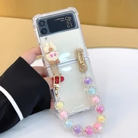 hand hanging rope soft case suitable for samsung zflip3 mobile phone case galaxy zflip 5g portable protective case f7110 folding