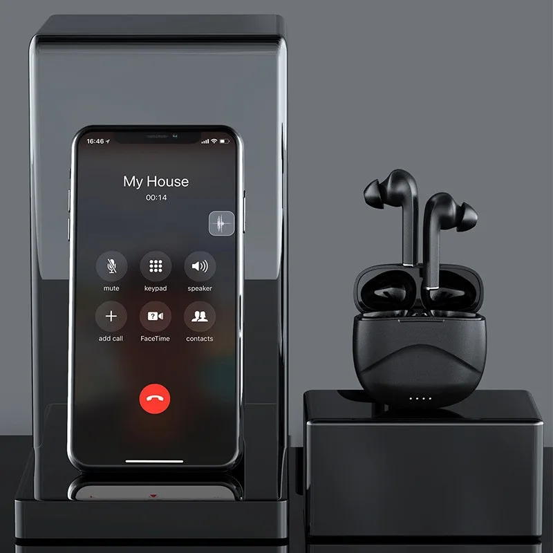 tws x50 wireless earphones bluetooth compatible 5 0 large battery charger box noise canceling for realme x2 pro x50 pro 6 6i free global shipping