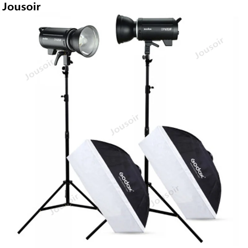 Godox DP600III Профессиональный студийный фонарик KIT 600Ws * 2 с креплением Bowens 5600K для
