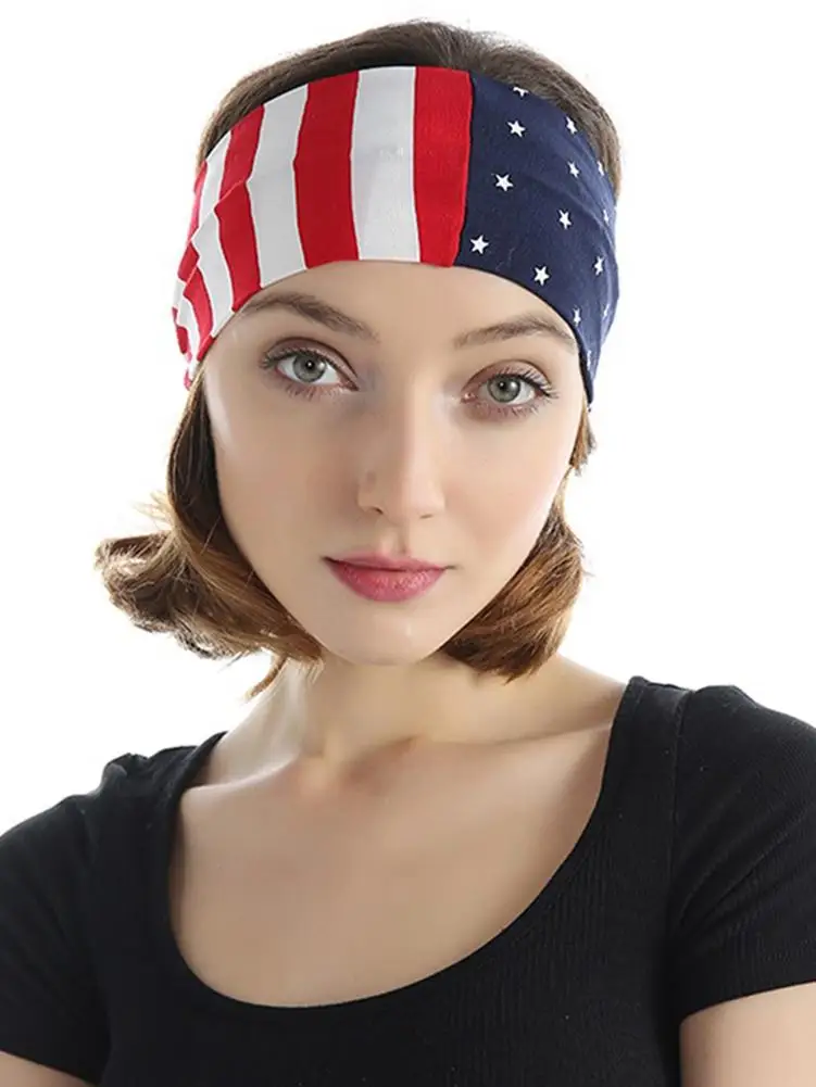 Повязка для волос красивая удобная повязка на голову с национальным флагом