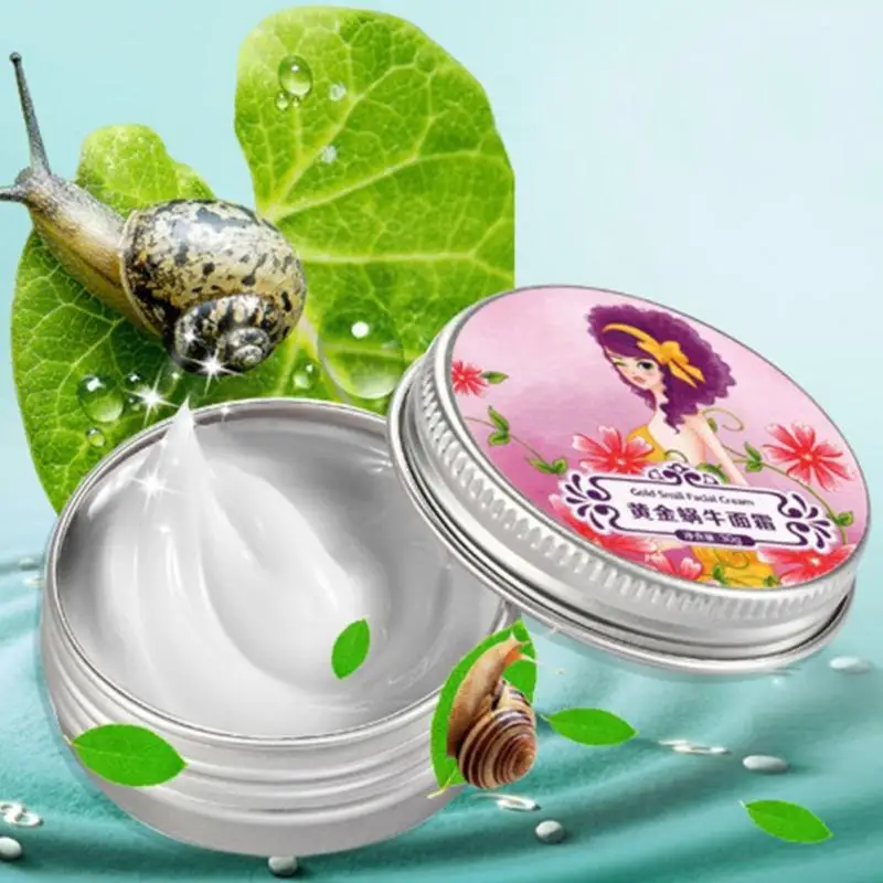 

Gold Snail Cream Moisturizing Whitening Acne Shrink Anti Sale Brighten Aging Hot Care Skin Firming Pores Wrinkles Skin M3y4
