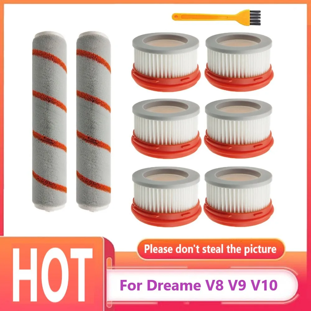 Для Xiaomi Dreame V8, V9, V9B, V9P, XR, V10, V11, роликовая щетка,  HEPA-фильтр, Бытовые аксессуары для беспроводного пылесоса | Бытовая  техника | АлиЭкспресс