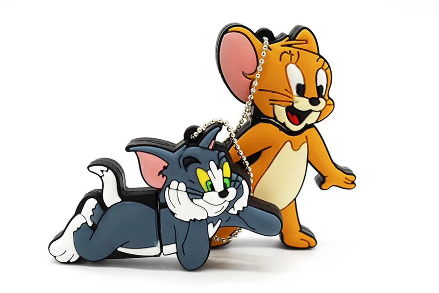 USB флеш-накопитель для мыши и cant Tom and Jerry, флеш-накопитель с изображением животных, 8 ГБ/16 ГБ/32 ГБ/64 Гб/128 ГБ/карта памяти, u-диск