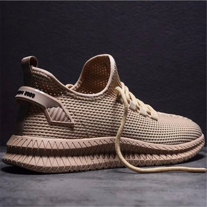 2022 Puimentiua Men Sneakers Flat Male Casual Shoes Comfortable Men 'S Tzapatos Footwear Breathable Mesh Sport Shoes
