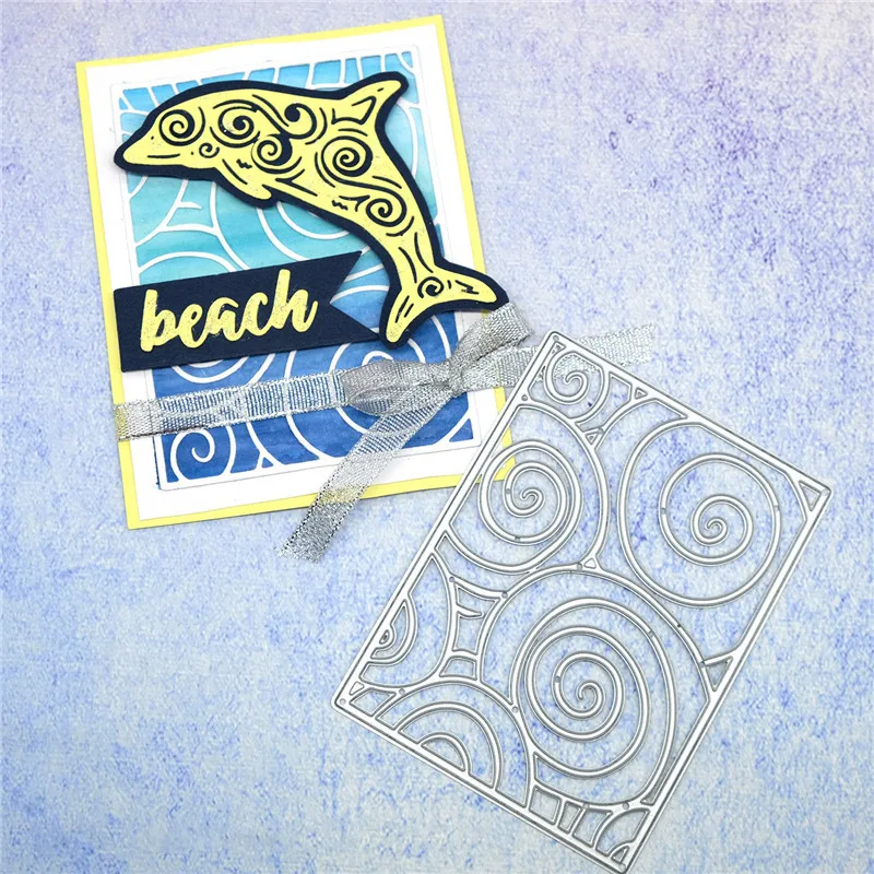 Eastshape фоновая рамка металлические Вырубные штампы для изготовления карт