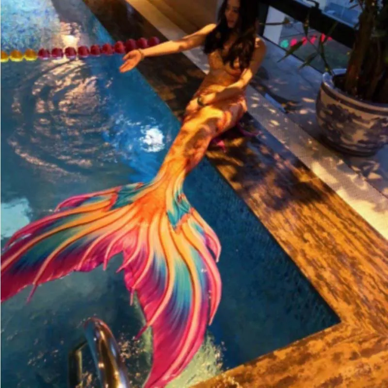 По индивидуальному заказу для взрослых Для женщин русалки Моноласты хвосты