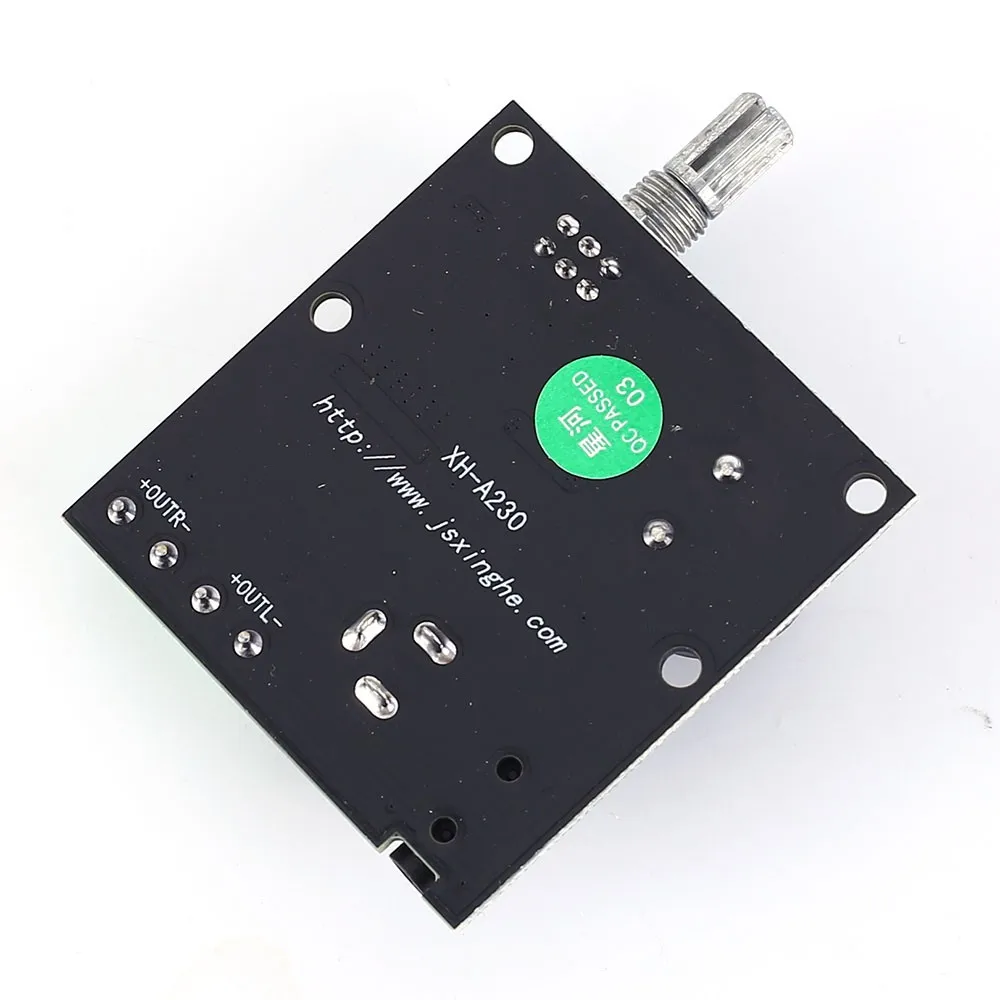Digital Power Amplifier Board DC 9V 12V 24V Voice Audio Module Stereo 15W+15W | Электронные компоненты и