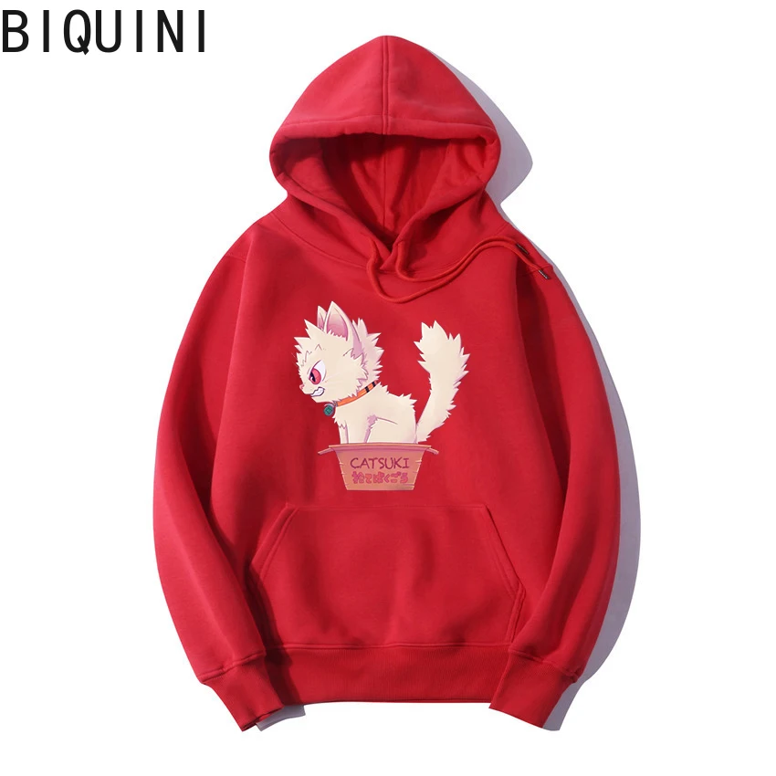 

Boku no Hero Academia CATSUKI Hoodies UNISEX Winter Leisure oversize Hooded Pullover Students Printed Long Sleeve Sweatshirts