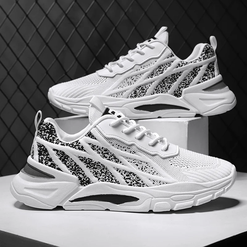 

Fashion Men's Sneakers Comfortable Men Casual Shoes Outdoor Shoes for Man Lace Up Walking Shoes