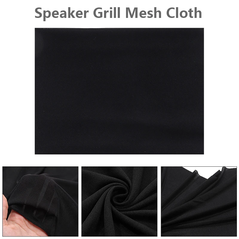 

1.6x0.5M Dustproof Protective Cover Cloth High Quality Black Speaker Grill Cloth Stereo Gille Fabric Speakers Mesh Cloths