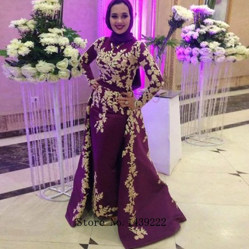 Платье женское вечернее атласное со съемным шлейфом и аппликацией|Вечерние