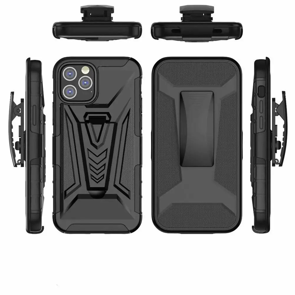 

NEW 3 in 1 Hybrid Military Armor Kickstand Cover Case For iphone 12 Pro Max 12Mini 12Pro SE2020 phone Case