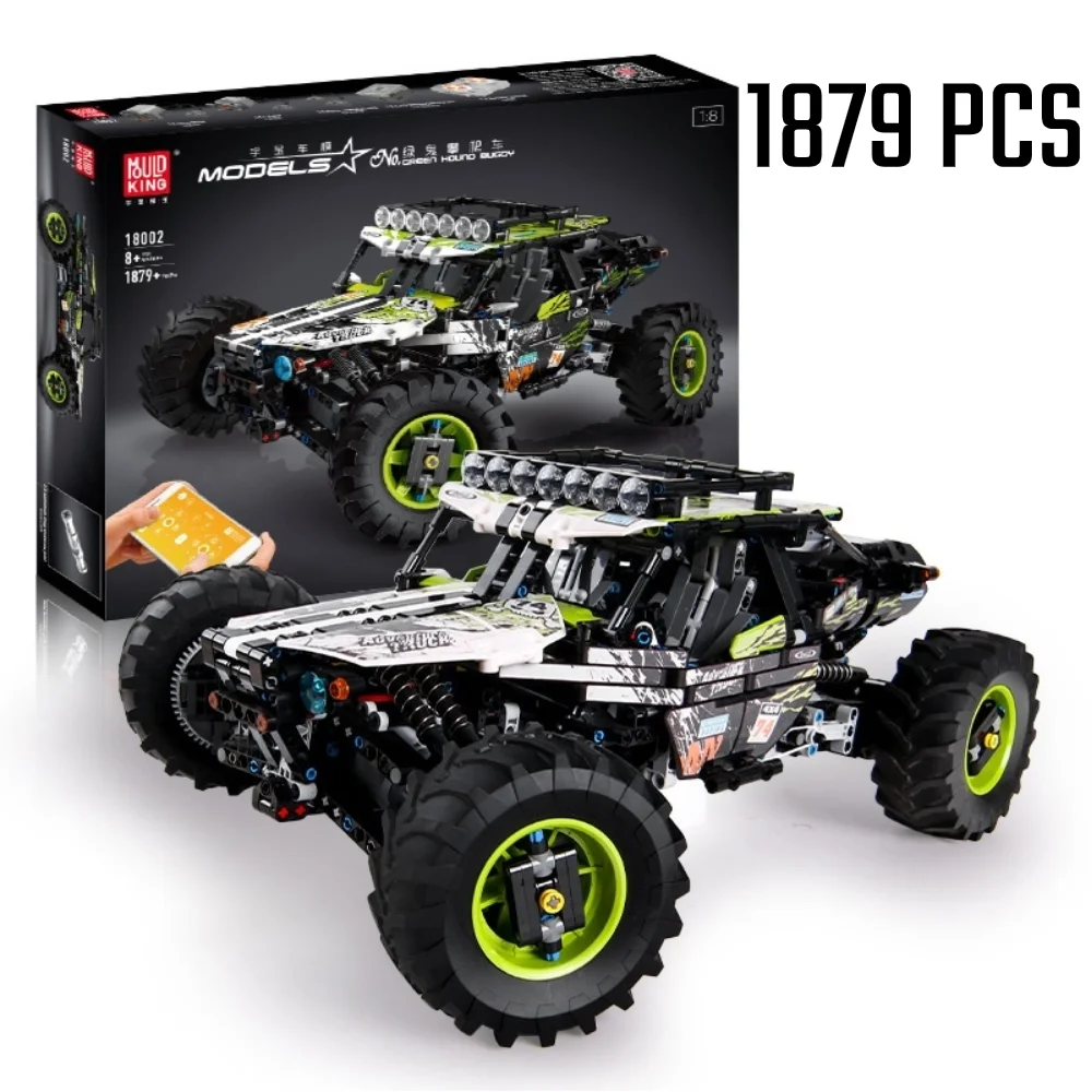 Высокотехнологичная машина багги MOULD KING MOC С дистанционным управлением вездеход