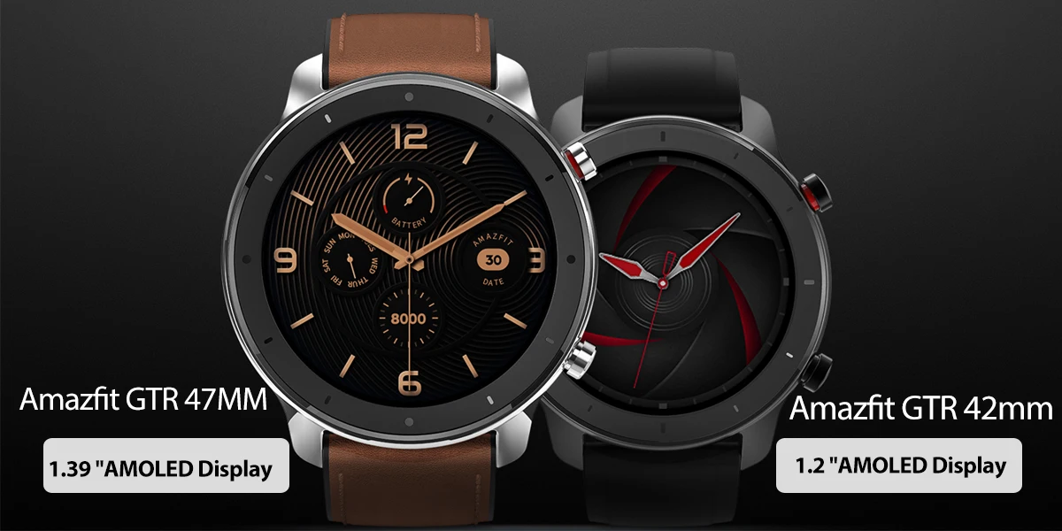 Xiaomi Amazfit GTR 47 мм 42 мм gps Смарт-часы Мужские 5ATM водонепроницаемые Смарт-часы 24 дня батарея AMOLED экран 12 спортивных режимов музыки