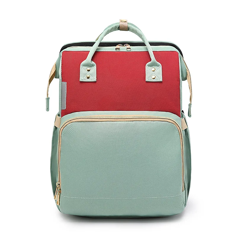 

LazyChild Mommy Diaper Bag Newborn Baby Bed Backpack Crib Travel Convenience Free Send Hooks With Pad